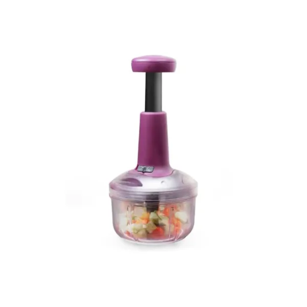 Impex Push Chopper – 650ml, Stainless Steel Blades