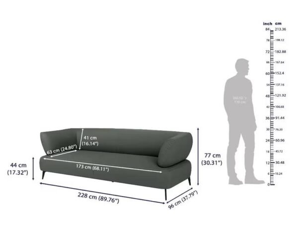 Nauru Sofa - Three Seater - Image 2