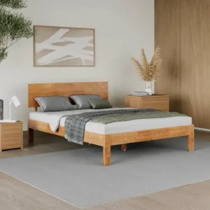 Rico Solid Wood Queen Size Without Storage Bed