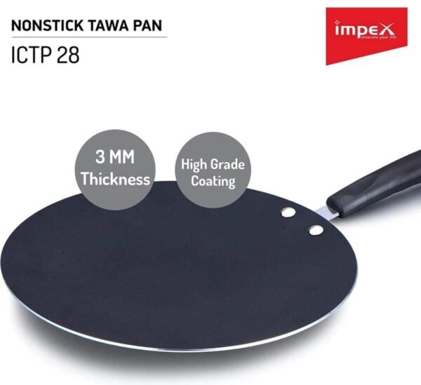 Impex Nonstick Tawa Pan ITP 2820 (28 cm) - Image 3
