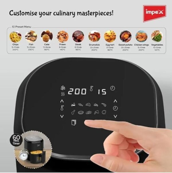 Impex Air Fryer Smart Fry DS45 - Image 2