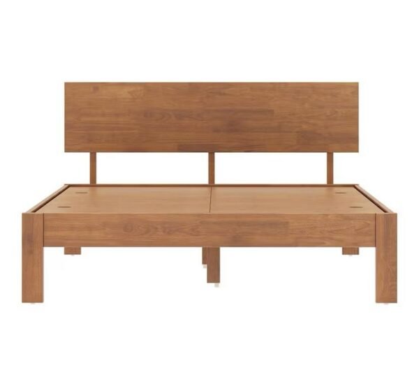 Rico Solid Wood Queen Size Without Storage Bed - Image 5