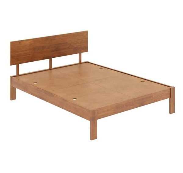 Rico Solid Wood Queen Size Without Storage Bed - Image 3