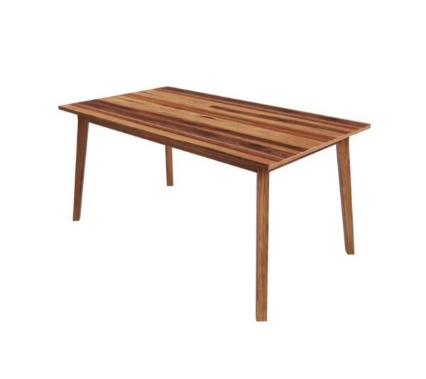 Simsim-Ginamon (6 seater) (with Cushion-Omega Pearl) -Natural Sheesham Wood Dining Set